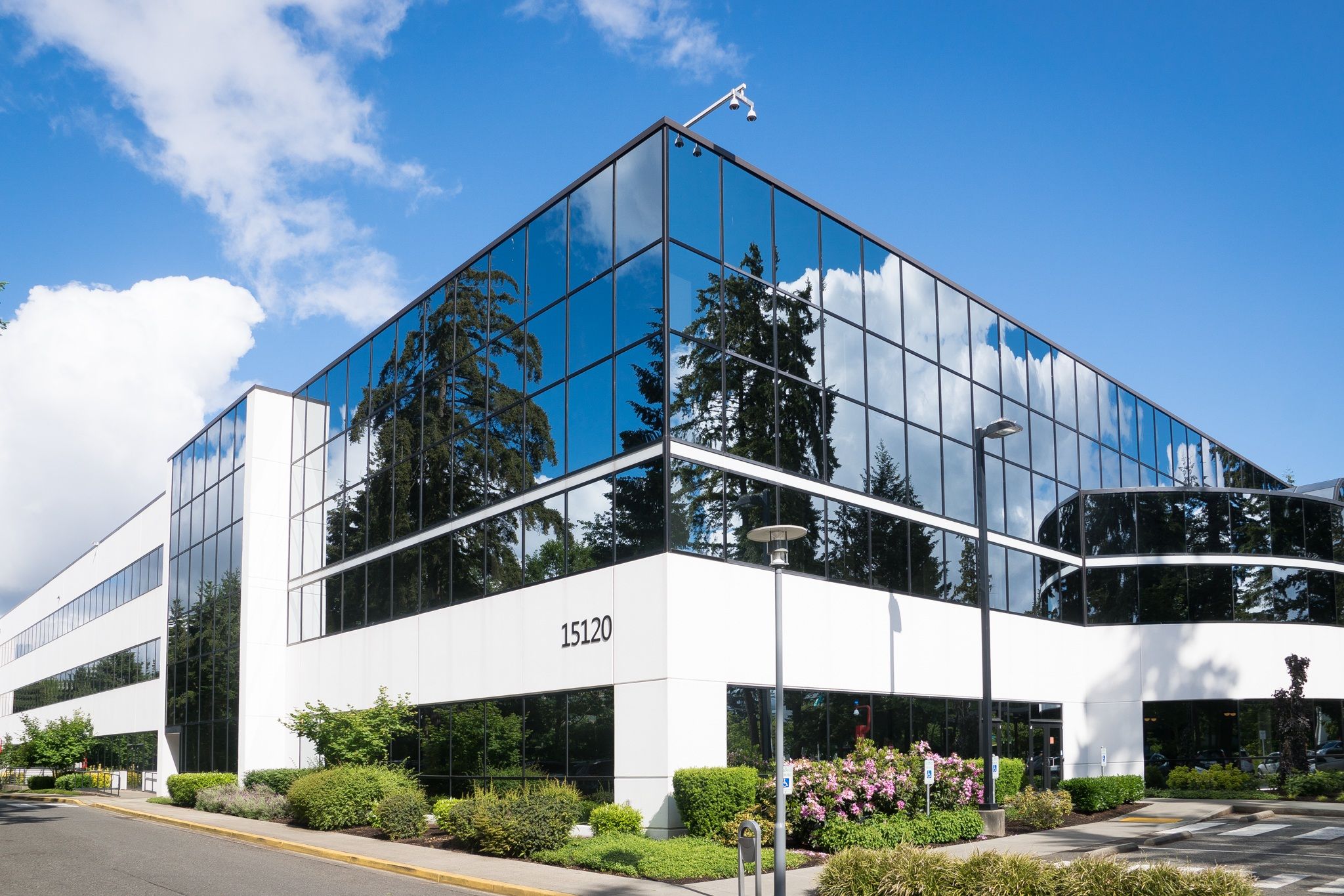 Modern commercial office building